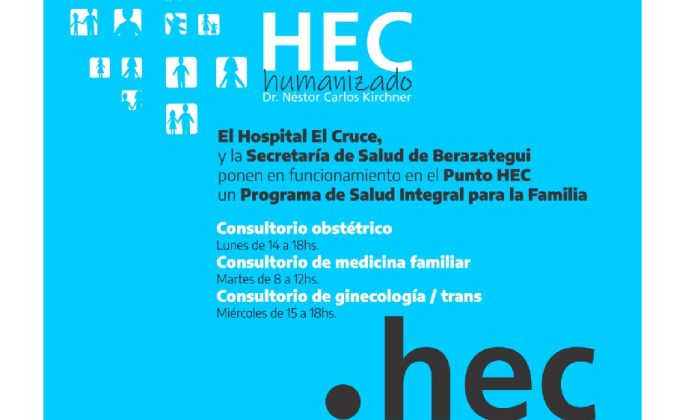 Florencio Varela: Punto HEC, se vienen los consultorios de Salud Integral de la familia